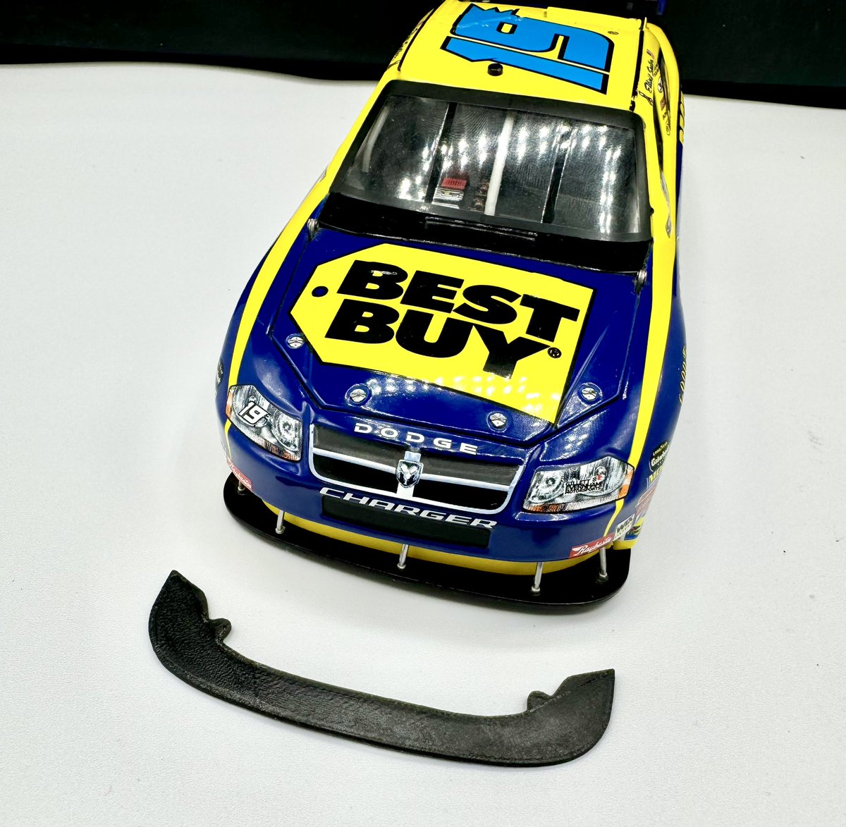 NASCAR3Ds's tweet photo. Something new for those of you with COT cars missing the splitter!! Hate that the struts are too small to re-create but hey, if you're missing a splitter, at least this glue on option is out there! 

$8 each and can ship standard first class or with tracking. DM to get yours! https://t.co/pNZBji4eLd