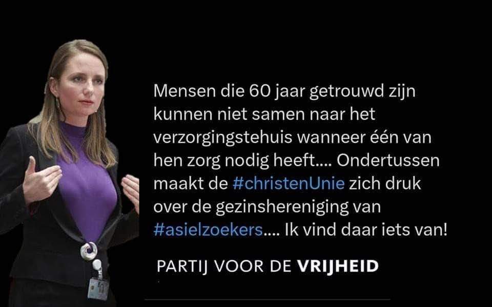 ovcned's tweet photo. Er wacht de nieuwe minister van zorg een zeer zware en moeilijke taak

10 jaar wanbeleid, verwaarlozing, mishandeling en vertrappen van bejaarden, zieken, gehandicapten en hulpbehoevenden, door het Rutte regime, maak je niet in korte tijd ongedaan

Maar Fleur kan het
Steun haar https://t.co/9URNEm9i9M