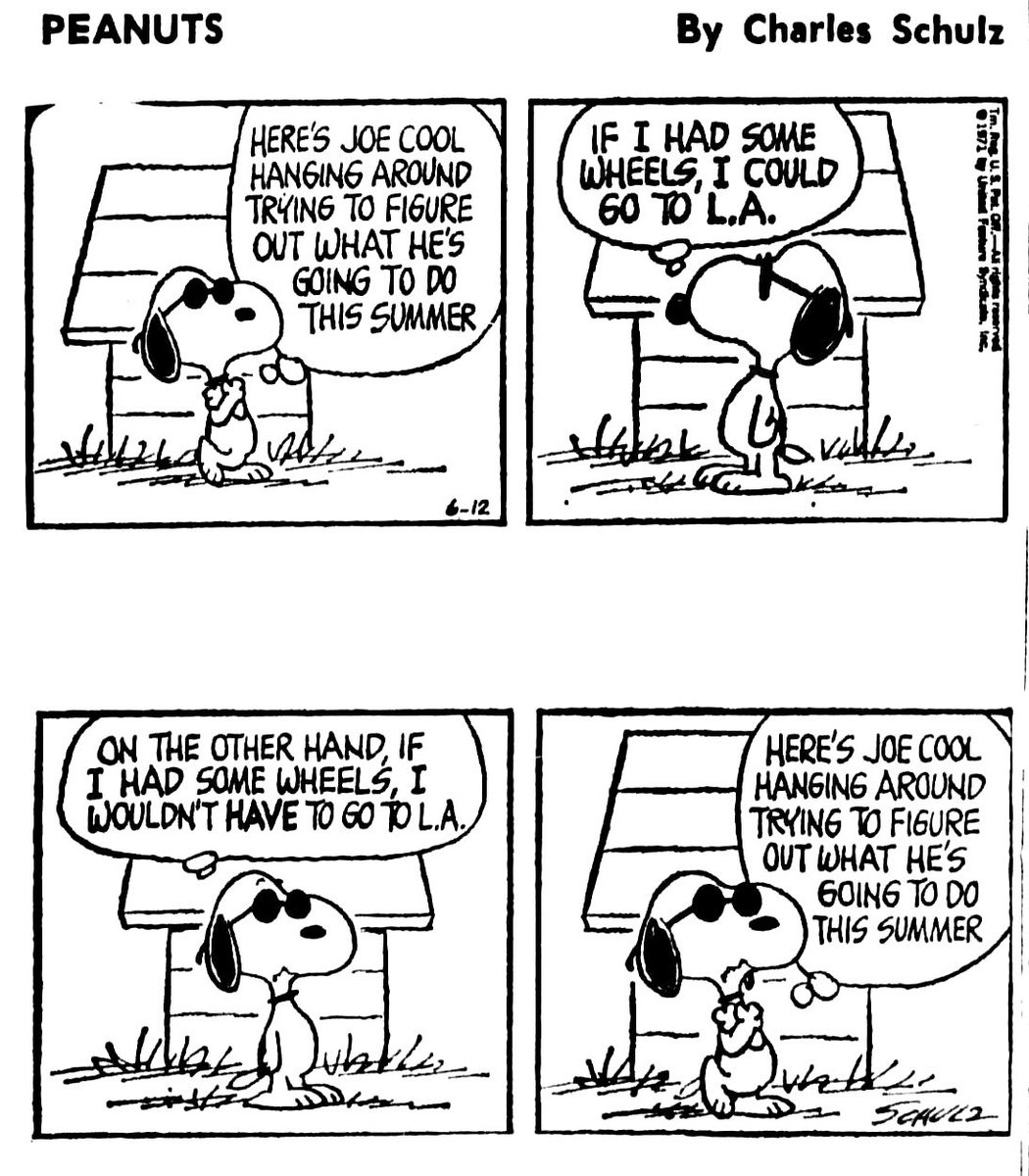 snoopyandfrien6's tweet photo. June 12,1971 https://t.co/gTdL3vsUud