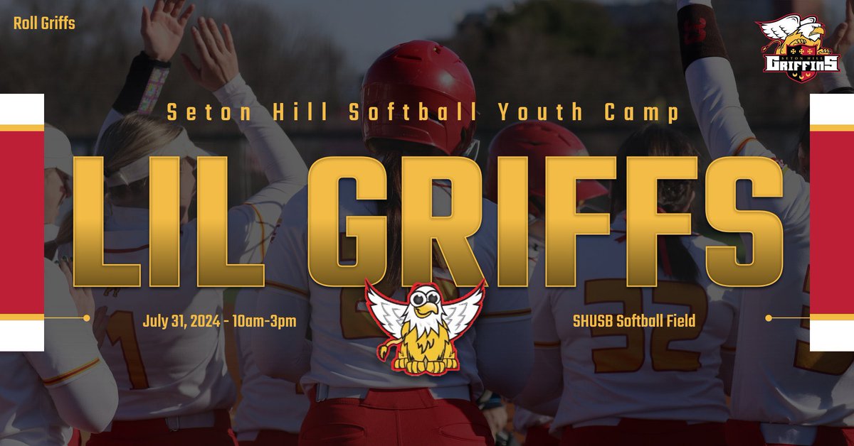 Lil Griffs Youth Camp is BACK! 🥎

📆Wednesday July 31, 2024 

🕰️ 10am-3pm 

For more info or to sign up, see the 🔗 in Bio!