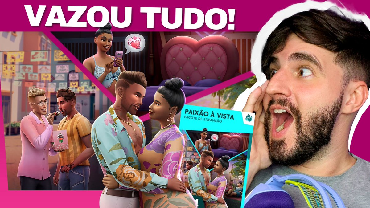 elvisplaylive's tweet photo. Vídeo Novo no CANAL! 🔴

Acabei de postar um vídeo novo no Youtube, 😍
falando tudo sobre a nova expansão The Sims 4 Paixão à Vista!   💕 🩷 ❤️‍🔥

🔗 https://t.co/yJpfZeBZsm

#PaixãoàVista #PaixaoAVista #lovestruck #expansao #sims4 #thesims4 #expasionpack