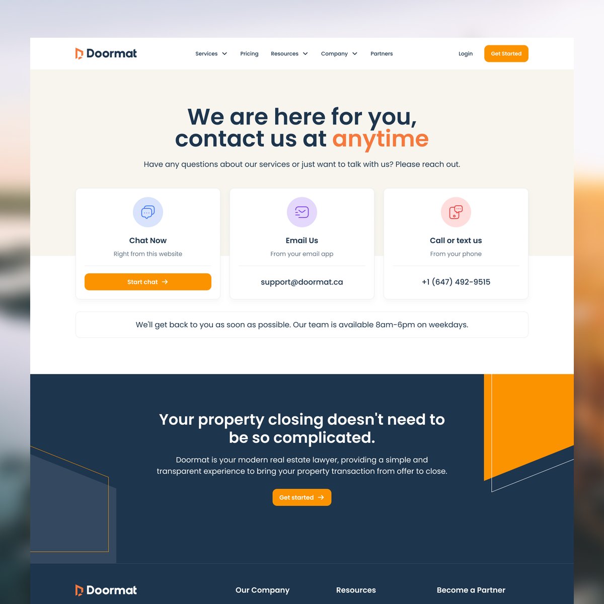 joharwn's tweet photo. Doormat ~ Contact Page

Full view: https://t.co/1PzdGj6cDP

#uiux #websites #webdesign #dribbble #behance #landingpage #appdesign #landingpagedesign #opentowork #freelance #availableforfreelance https://t.co/AQbd9Ib1S1