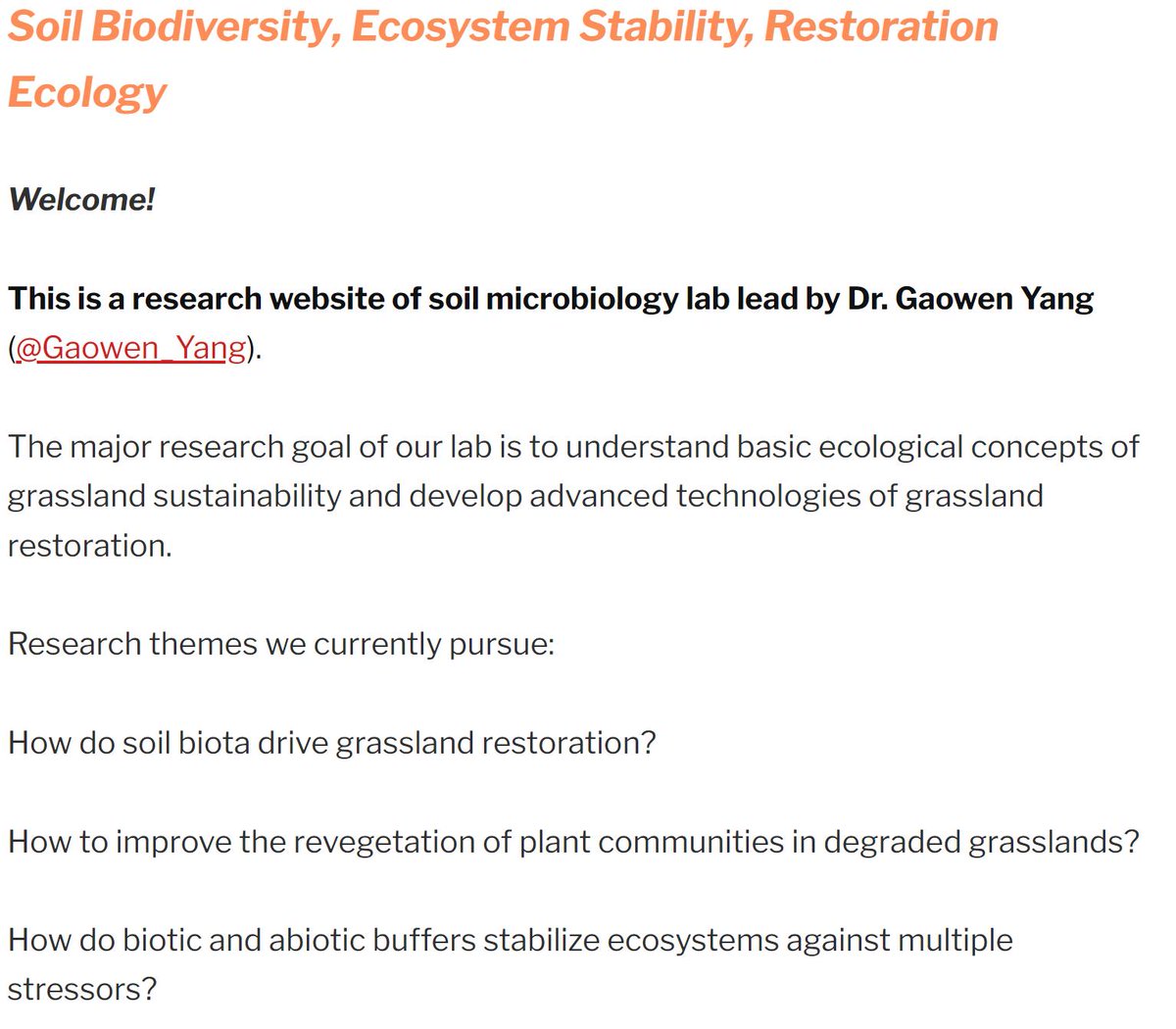 Lab webpage has been updated. We will have the first graduates next month. l am happy that both graduates have already got work offers. Welcome to join us:  gaowenyang.wordpress.com