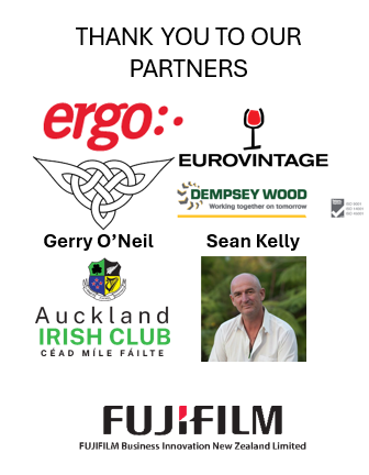 Friends of Ireland The Tara Trust would like to thank all our partners for their donations towards our fundraising event this coming Saturday Auckland Irish Club, live music from Sean Kelly and Gerry O'Neil, wine from EuroVintage &amp; printing from Fujifilm X Series NZ. 
Thank You.