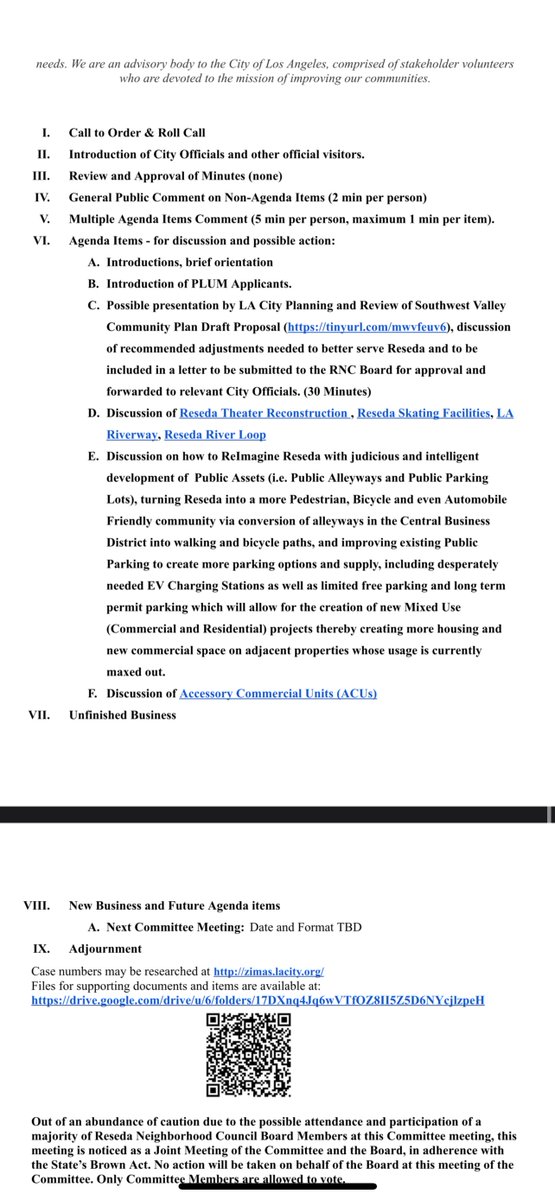 Reseda_NC's tweet photo. We’re revamping our Planning and Land Use Management (PLUM) committee. Join us tonight for a virtual meeting for discussions on the Southwest Valley Community Plan Proposal and other topics related 

https://t.co/usoRsMvCg6 https://t.co/gKOTUWZ1VS