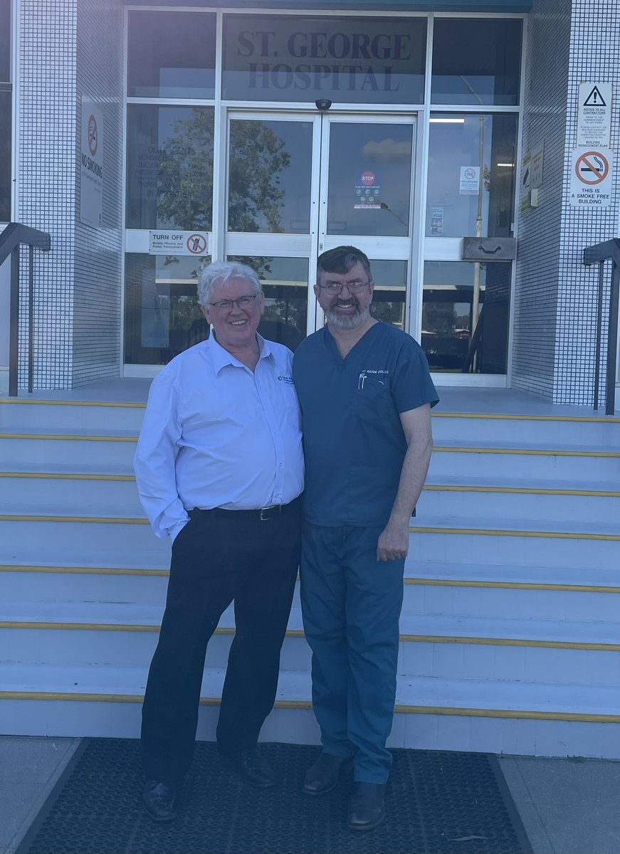 Adam coltzau (@acoltzau) on Twitter photo Great to have Dr John Buckley visit St George as part of the <a href="/rural_doctors/">Rural Doctors Foundation</a> GPs4RuralDocs program. <a href="/RuralDocsQ/">RDAQ</a> <a href="/RuralDoctorsAus/">RDAA</a> <a href="/WhitGP/">Konrad Kangru</a> Great to have Dr John Buckley visit St George as part of the <a href="/rural_doctors/">Rural Doctors Foundation</a> GPs4RuralDocs program. <a href="/RuralDocsQ/">RDAQ</a> <a href="/RuralDoctorsAus/">RDAA</a> <a href="/WhitGP/">Konrad Kangru</a>