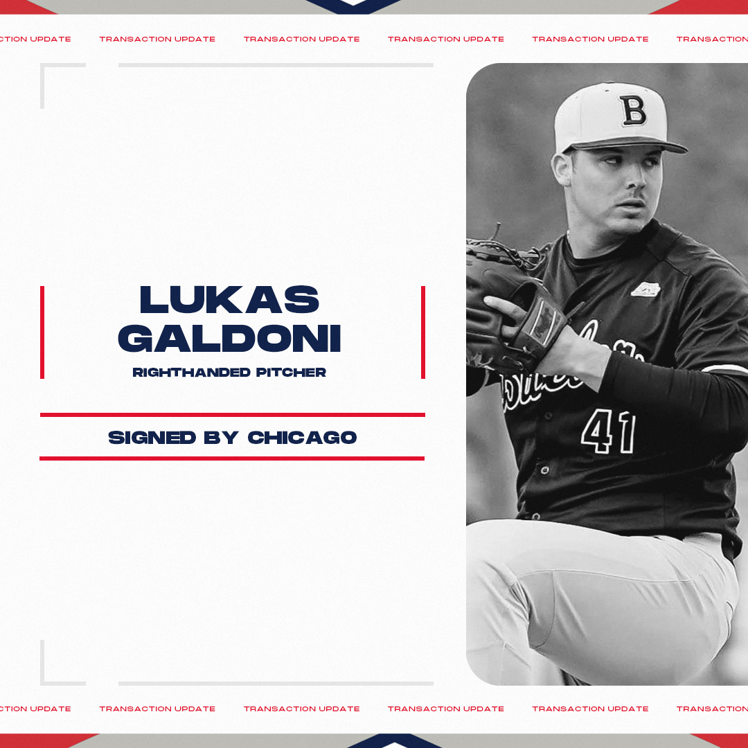 American Association (@aa_baseball) on Twitter photo June 12 Transaction: <a href="/TheChicagoDogs/">Chicago Dogs</a> signed RHP Lukas Galdoni (@lukasgaldoni).
Galdoni made his professional debut Wednesday after pitching collegiately for @miamiohbaseball and @butlerubaseball.
baseball.pointstreak.com/player.html?pl… June 12 Transaction: <a href="/TheChicagoDogs/">Chicago Dogs</a> signed RHP Lukas Galdoni (@lukasgaldoni).
Galdoni made his professional debut Wednesday after pitching collegiately for @miamiohbaseball and @butlerubaseball.
baseball.pointstreak.com/player.html?pl…