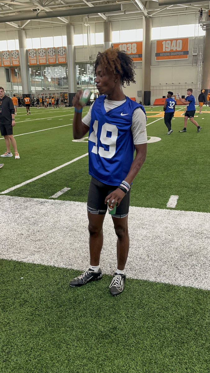 lockins6x's tweet photo. Thank you @Vol_Football for a great Camp experience. @coachjoshheupel #lockins6x #forthelegacy #unbreakablebond https://t.co/0BQZSJaNAa
