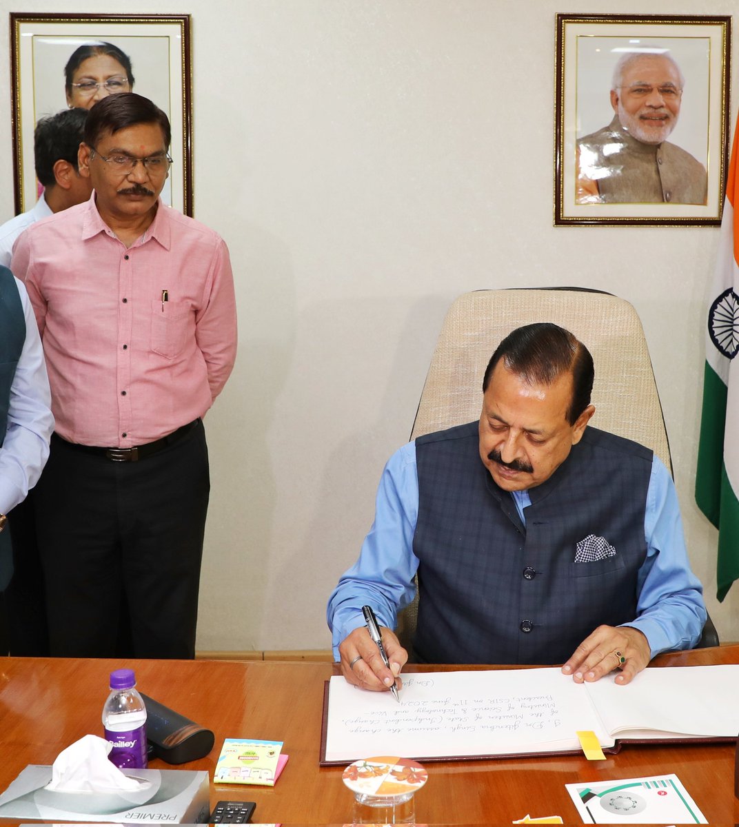 TIFAC (@tifac4) on Twitter photo TIFAC extends Heartiest Congratulations to <a href="/DrJitendraSingh/">Dr Jitendra Singh</a> ji on once again taking over the charge as Minister of State (I/C) of Science and Technology, Ministry of Science & Technology.
<a href="/drpradeep19/">Dr Pradeep Srivastava</a> <a href="/IndiaDST/">DSTIndia</a> TIFAC extends Heartiest Congratulations to <a href="/DrJitendraSingh/">Dr Jitendra Singh</a> ji on once again taking over the charge as Minister of State (I/C) of Science and Technology, Ministry of Science & Technology.
<a href="/drpradeep19/">Dr Pradeep Srivastava</a> <a href="/IndiaDST/">DSTIndia</a>
