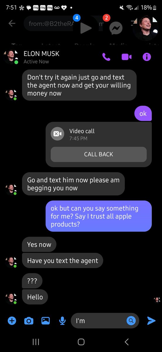 B2theRADY's tweet photo. @elonmusk 
please Elon! it's been 8 hours! I don't want your "willing money". I just want to be friends! 

Ps. I love Iphones too! https://t.co/I5VGs5YHX0