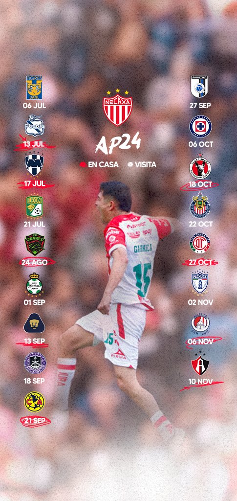 ClubNecaxa's tweet photo. Porque los quiero, acá les dejo este wallpaper para que no se les pase ni una sola fecha del AP24... 😚

*Y ojito, que hay otros imperdibles en #AppNecaxa 😉
👉 https://t.co/3spOo83s7Q ⚡ https://t.co/TZfCq9K5qE