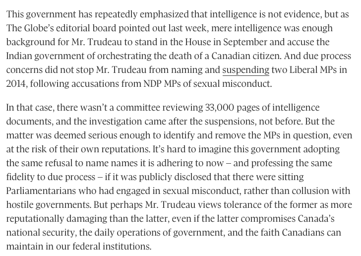 Robyn Urback: Canadians cannot be told to just sit tight while their democracy is actively being compromised theglobeandmail.com/opinion/articl…