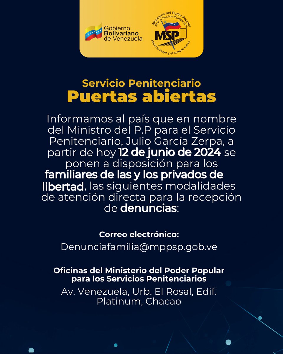 Comunicado Oficial 🚨 <a href="/mppsp_vzla/">MPPSP</a>