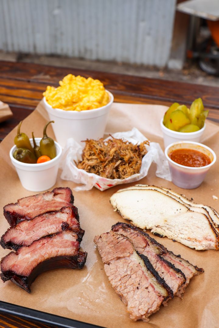 We've got all of his fave flavors for Father's Day at Two Bros BBQ Market! Try Dad's Day Dino Ribs, our Beef Ribs special, exclusively available on Father's Day. Available for dine-in or curbside, with Family BBQ Packs perfect for at-home celebrations via curbside pickup.