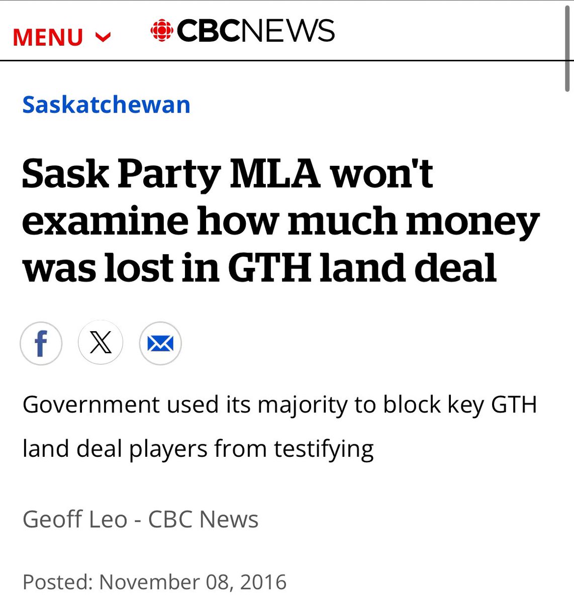 ReginaPosterBoy's tweet image. Investigate shady GTH land deals: ❌
Investigate abuse in publicly funded private Christian schools:  ❌ 
Investigate SKParty MLA motels: ❌
Investigate SKParty MLA smuggling a gun into legislature:  ❌
Investigate “Chemtrails”: ✅ ✅ ✅