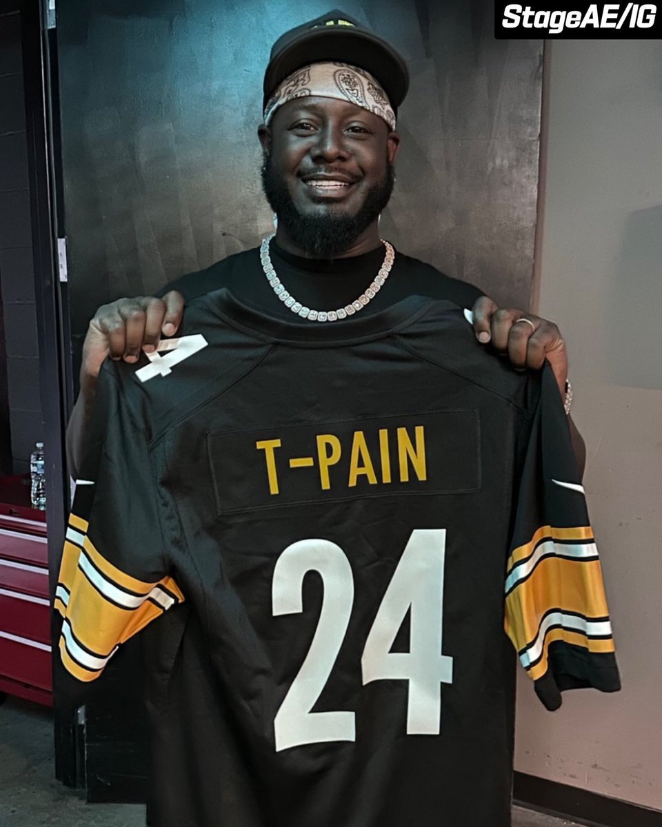 steelers's tweet photo. Welcome to the Burgh, @TPAIN 🙌 https://t.co/IawoIO2yG6