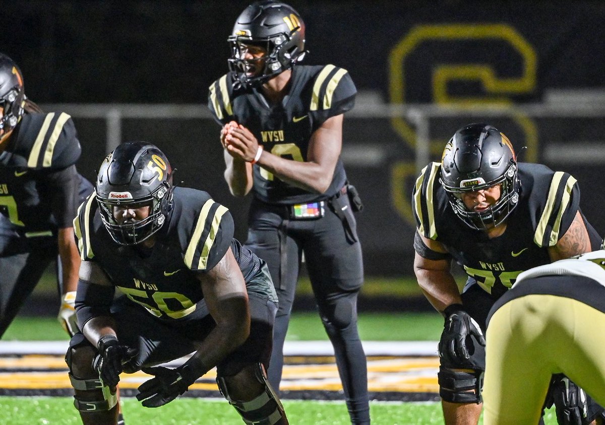 After a great camp and conversation with <a href="/CoachMux/">Caleb Muxlow</a> I am extremely blessed and thankful to receive my first offer from <a href="/WvsuFootball/">WVSU Football</a> <a href="/JasonPratt89/">Jason Pratt</a> <a href="/coachbuckle/">B.J. Buckle</a> <a href="/CoachPenn/">John Pennington</a> <a href="/billyseals47/">billy seals</a> <a href="/Brent_Terry/">Brent Terry</a> <a href="/CJ_Crawford1/">Cj Crawford</a> <a href="/hhs_highlanders/">Huntington High School Football</a> <a href="/PrepRedzoneWV/">Prep Redzone West Virginia</a> <a href="/CoalfieldsCo/">Coalfields & Co.</a>