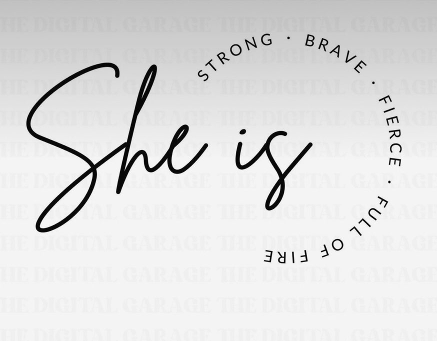 She is!