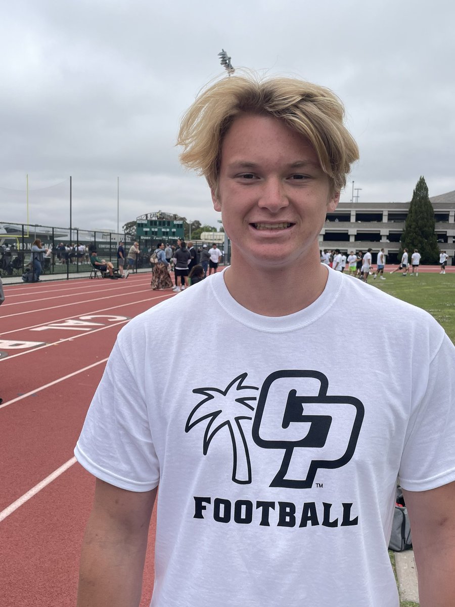 peyton_moise's tweet photo. Cal Poly was great this weekend. I got to push myself against other college recruits at the Bigman camp on Saturday and then had some Scorpion teammates join me at the skills camp on Sunday.

@ACHS_Scorps_FB @CoachAnderson92 @DalePerizzolo @JayceWard1324 @ColtWard11 @CharlieWard1200 @ShaneMFeller @calpolyfootball @WPlemons @CoachRyanPayne @coachjmusky