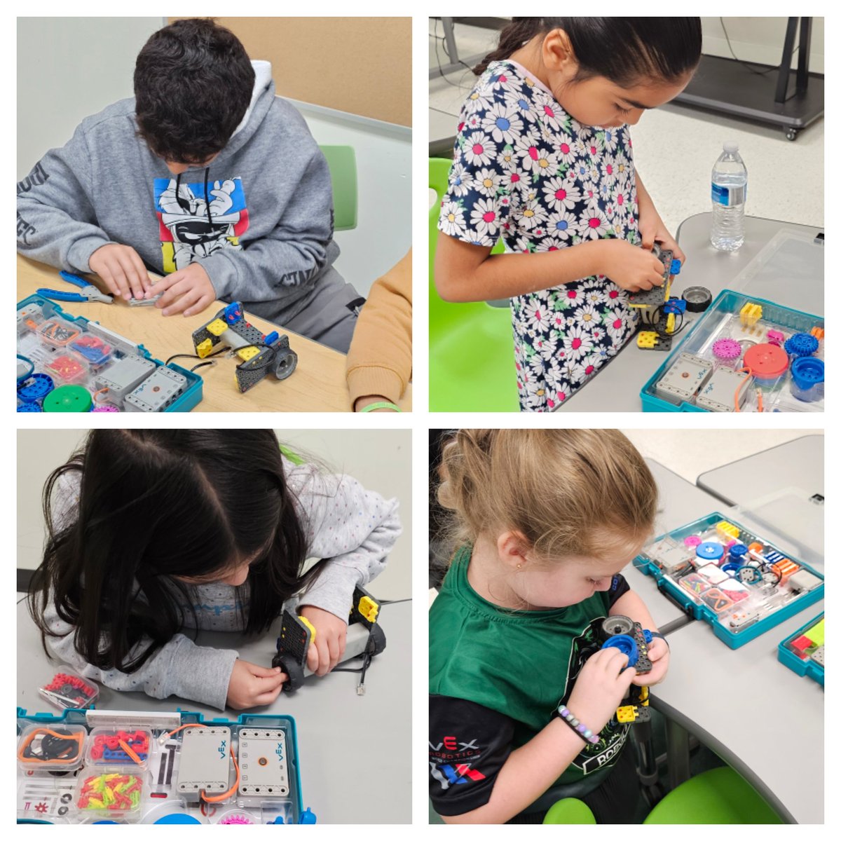 Mrs_Cortez12's tweet image. Prep for the Robot Olympics was ON! 🤖💻 During Day 2 of Robotics Camp @STAGinPG my roboticists built the #VEXGo code bot, mastered programming basics, navigated obstacle courses, chose countries to represent at the Olympics, and designed epic floats for the opening ceremony.…