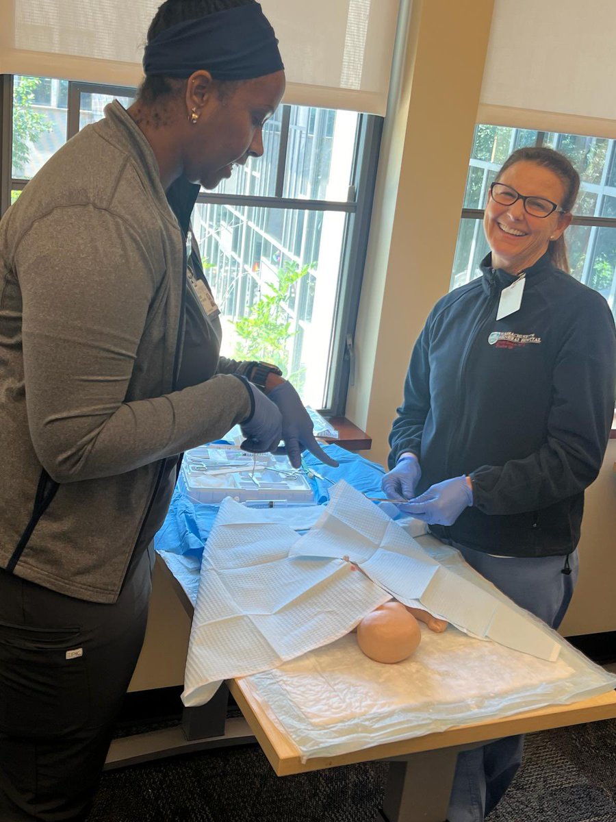 Skills labs, simulations and the Durham Bulls during the DUSON NNP summer intensive!
#duson_nnp