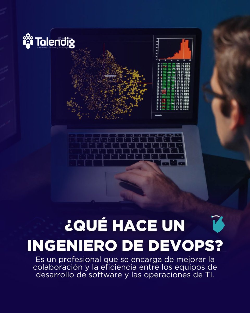 talendigrd's tweet photo. Un ingeniero de #DevOps es como un puente entre los desarrolladores y el equipo de operaciones de TI. Su trabajo es asegurarse de que las aplicaciones se desarrollen y se lancen de manera rápida y sin problemas. 🛠️✨

✅️Inscríbete en nuestro bootcamp:https://t.co/5b6voertw2 https://t.co/I08FBanJD9