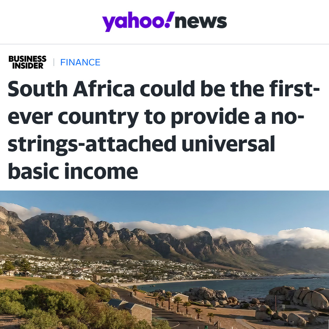 ubi_works's tweet image. South Africa's largest political party recently pledged to make UBI reality.

"UBI — has grown in legitimacy lately, especially after the success of COVID-era stimulus checks. Tech visionaries also recommended implementing it to help mitigate the effects of job losses from AI."