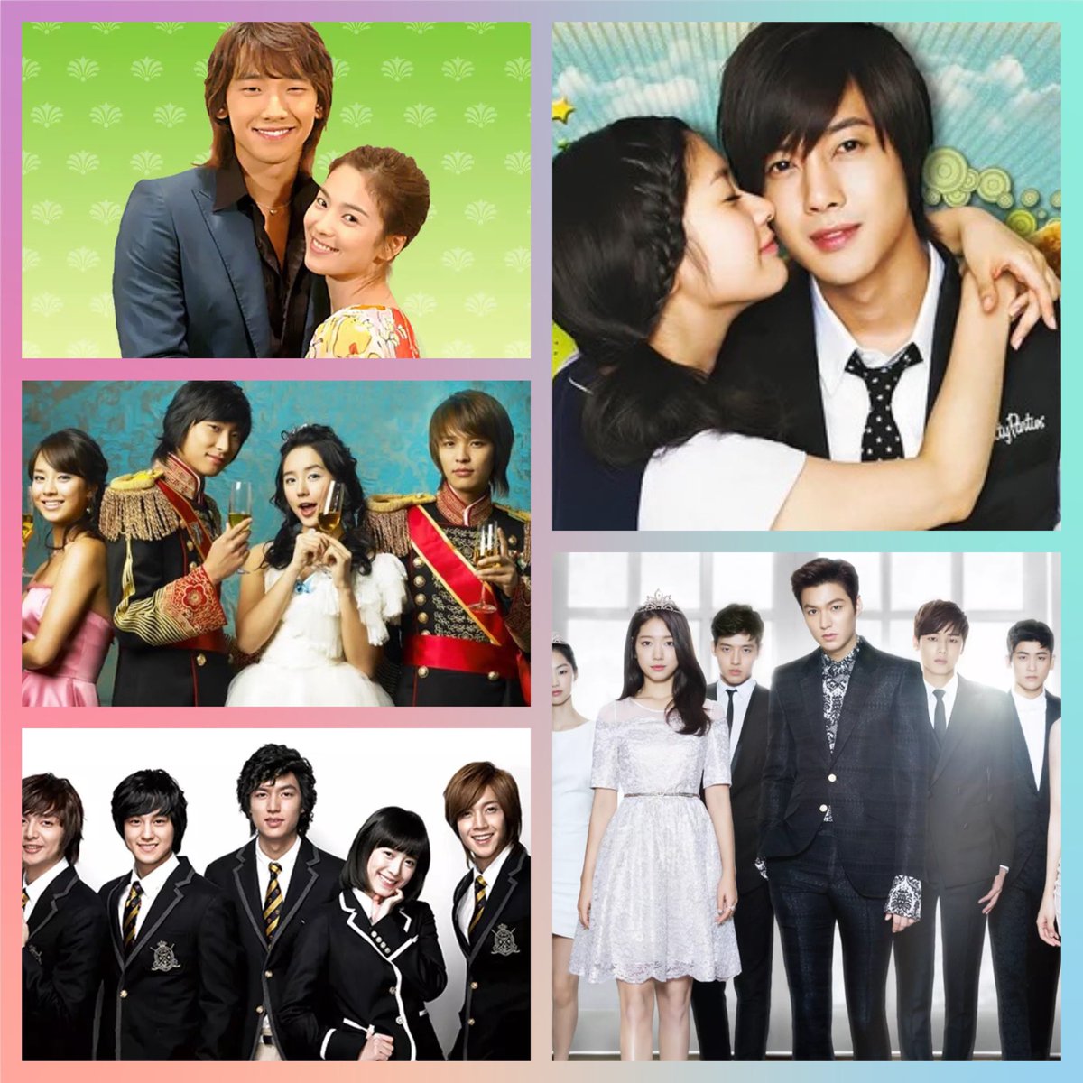 kenthusiastic10's tweet photo. In honor of #ThrowbackThursday, shoutout to 5 iconic Kdramas: #FullHouse, #PrincessHours, #BoysOverFlowers, #PlayfulKiss, and #Heirs. I recognize they are aging badly, but they were groundbreaking in their time! They also introduced me to #LeeMinho, #KimJiwon and #JungSoMin. https://t.co/iegDfakY4k