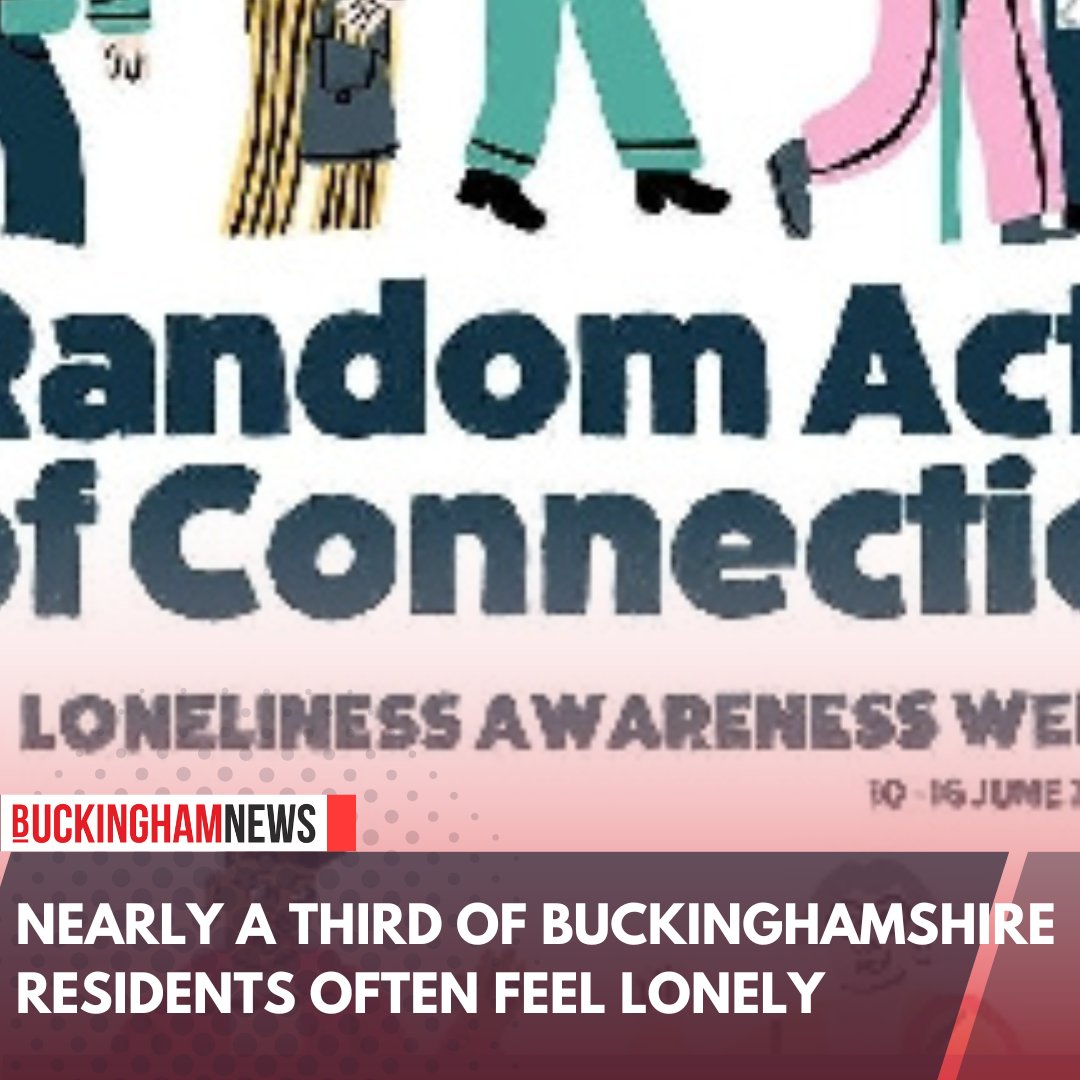 BU_Media's tweet photo. A new study reveals that 29% of Buckinghamshire residents frequently feel lonely, according to findings released ahead of Loneliness Awareness Week. Additionally, 9% of people...- Read more: https://t.co/iUXoQflIhw #lonelinessawarenessweek #buckinghamshire #residents https://t.co/S1Aw3BHSgR