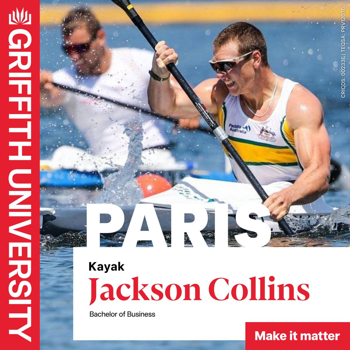 Griffith_GSC's tweet photo. We'll be cheering on @griffith_uni student athlete Jackson Collins as he takes on the competition in Paris representing Australia!
@griffithbiz
#GriffithUni #GriffithSportsCollege #EliteAthleteProgram https://t.co/pJNXIZMzQE