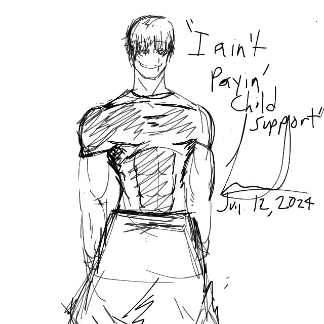 SLbs363's tweet photo. Toji, when he was homeless. Toji Fushiguro quick sketch

#jjk #tojifanart #tojifushiguro #art #artwork #digitalart #drawing #illustration #illust #fanart #animeart #anime https://t.co/jImTKwDeWk