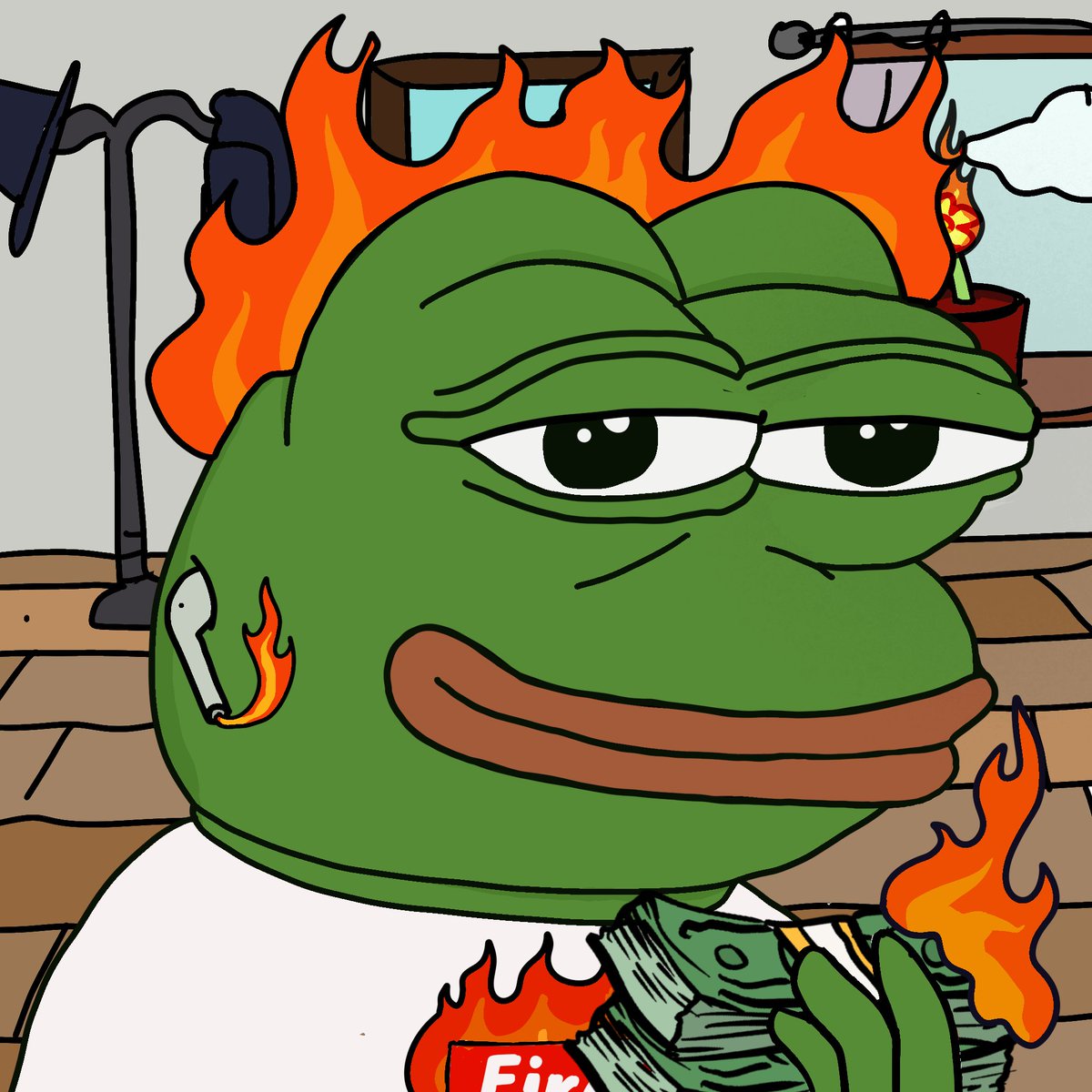 Pepe On Fire tweet media