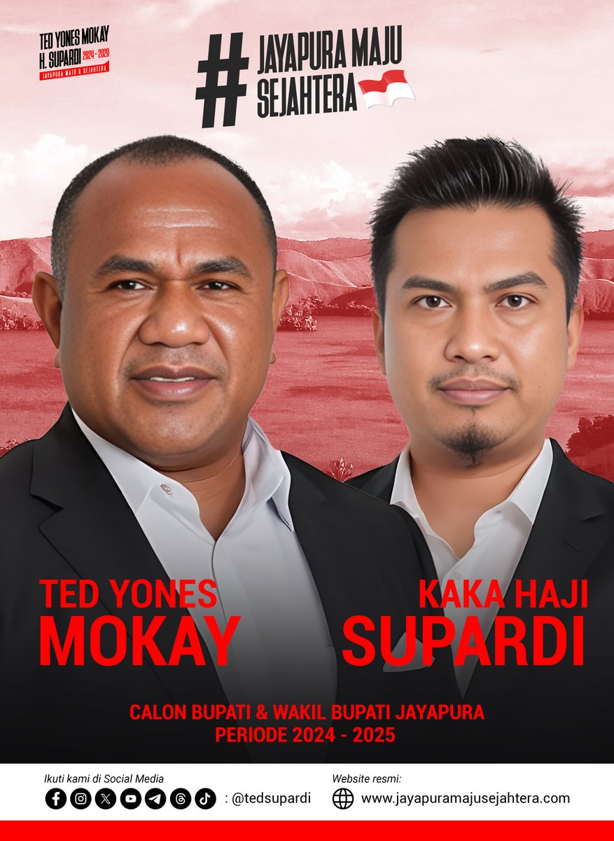 tedsupardi's tweet photo. Menuju Jayapura Maju Sejahtera

#jayapura #sentani #papua #politik #demokrat #PrabowoGibran #jokowi #indonesia #politik #sarwendah #syifa #anang https://t.co/cxf5eCCcdR