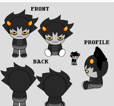 RoseRoxy_'s tweet photo. @homestuck @Makeship I beg you to make his hair thicker https://t.co/M05qv7i30u