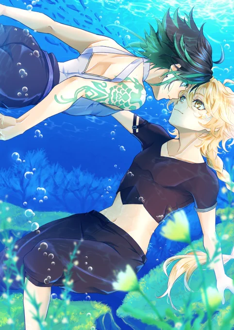 #暑いのでひやっとする絵を貼る 