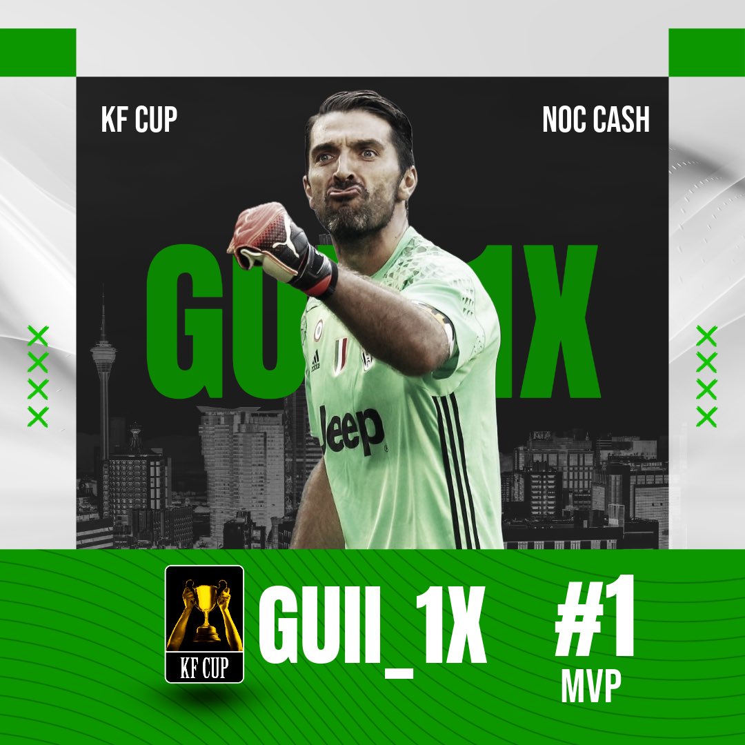 1 Edition “KF Cup” NOC CASH💰

2️⃣4️⃣ TEAMS

Winners “Portugal” 🏆<a href="/PoiseGaming_/">Poise Gaming</a> 

MVP <a href="/Guii_1x/">Gui</a> 🥇

Thanks to all participants!❤️🏆