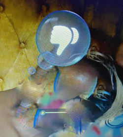 Sick of these pesky overlay-thumbs ruining your stream? It's a default Mac setting called "Reactions." Here's how to disable:

1. Select the camera icon at the top of the screen
2. Click "Reactions" to disable the feature