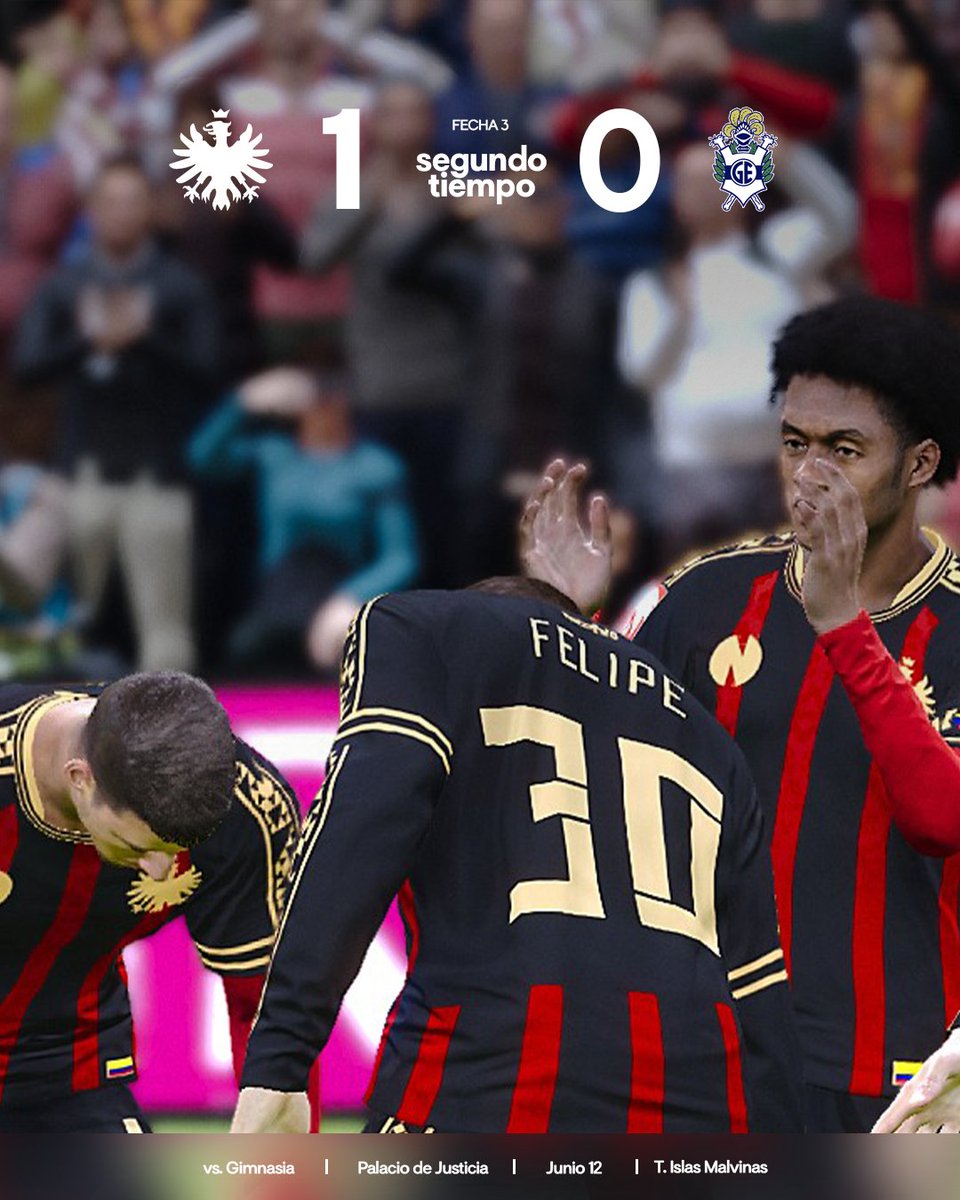 💪🏻 ¡Final del primer tiempo! Con gol de AyronMan está ganando NarCOL en el Palacio.

⌚ 45+1' | NarCOL 1 - Gimnasia 0

#VamosAndino | #IslasMalvinas