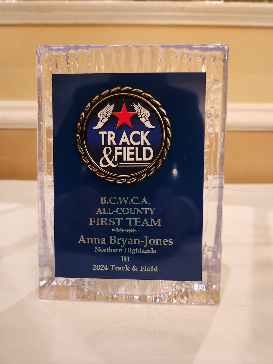 Congrats to the <a href="/nhrhs1/">NHRHS</a> honorees at tonight's <a href="/BCWCA1/">BCWCA</a> Spring All County Dinner
🥍Angela Beardsley 
🥍 Julia Buono
🥍Emerson Campbell
🥍Norah Marron
👟Anna Bryan-Jones
<a href="/nhrhs1/">NHRHS</a> <a href="/NH_girlslax/">Northern Highlands Girls Lacrosse</a> <a href="/nhrhstrack/">Northern Highlands Track & Field</a> <a href="/NHSportsAssoc/">NHSA</a>