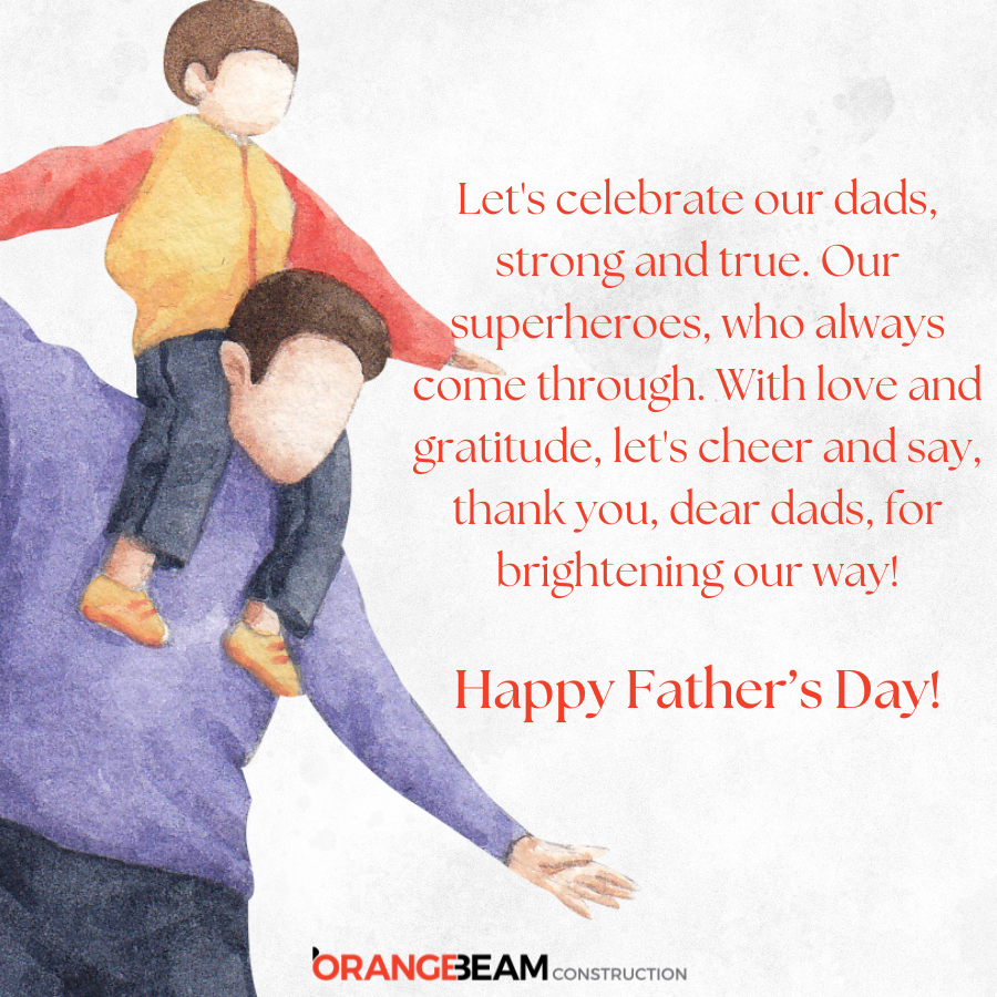 ORANGEBEAMgroup's tweet photo. On this special day, we honor you and the invaluable role you play in shaping a better world. Happy Father’s Day to all fathers and father figures. Your contributions make a difference every day.

#OrangebeamConstruction #HappyFathersDay #hariayah https://t.co/4IImmAhDIf