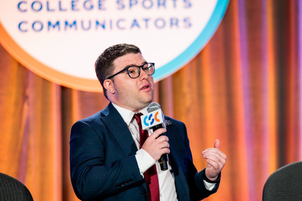 JordanSarnoff's tweet image. Honored to be recognized alongside so many great athletic communication professionals at CSC Unite 24 with the Rising Star Award and as a member of the 2023-24 CSC 30 Under 30 Class.

@CollSportsComm