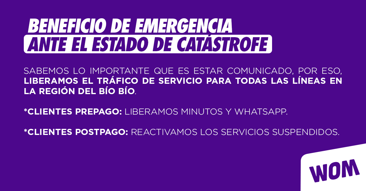 WOMTeAyuda Chile tweet media
