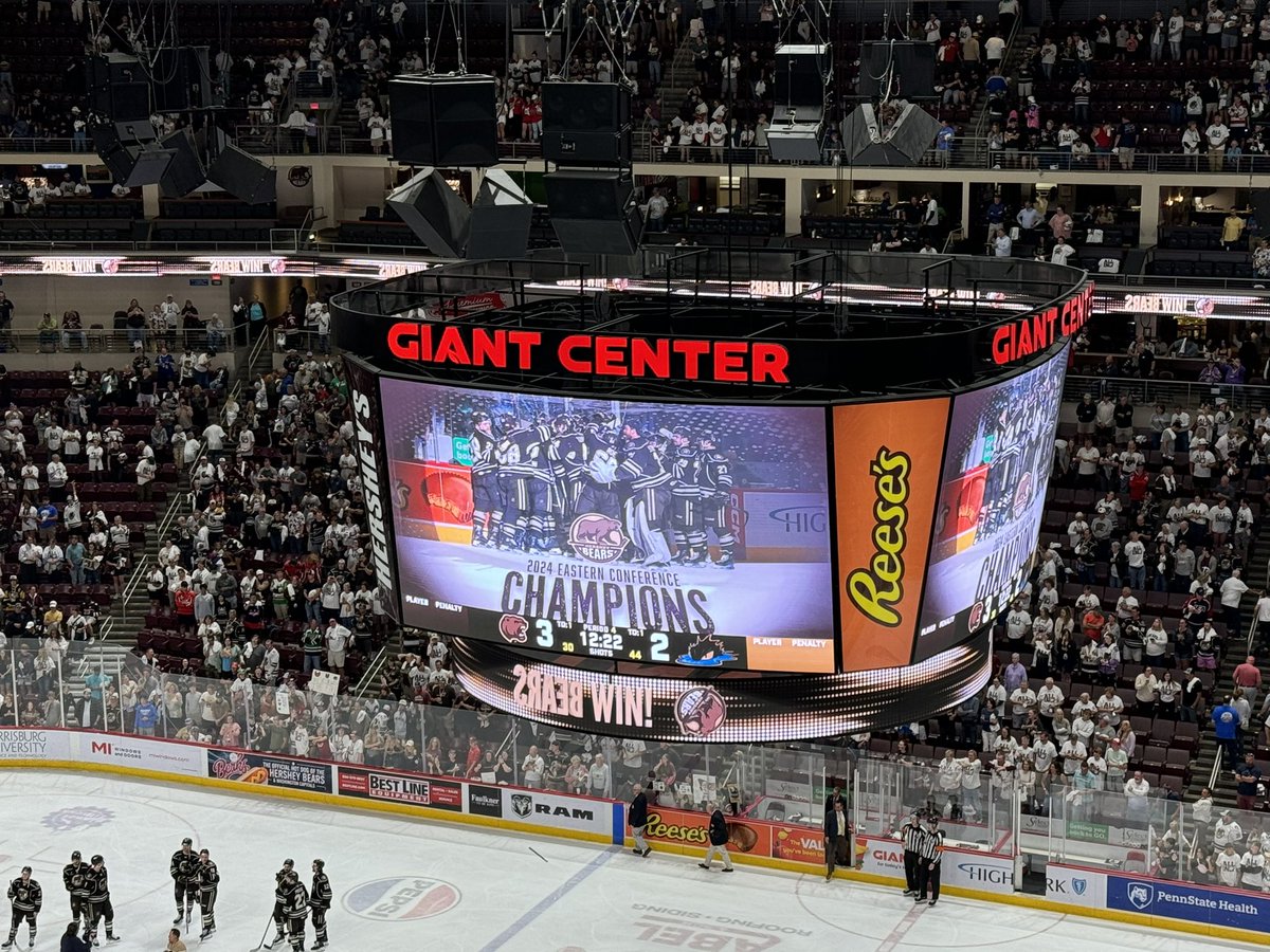 ianoland's tweet image. The Hershey Bears are Eastern Conference champions