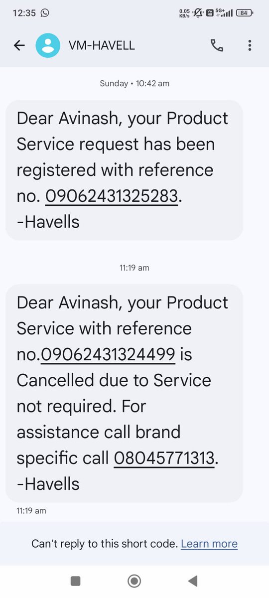 AvinashAkc's tweet photo. @havellsindia @flipkartsupport @HavellsCare360 पूरा दो महीने से इस एक पंखा के चक्कर मे मेरा पूरा दो महीना कचरा हो गया है।मैं तो लोगों से कहूँगा की कभी भी @havellsindia @HavellsCare360 का कोई भी product ना लें https://t.co/PcpJzRqgsf