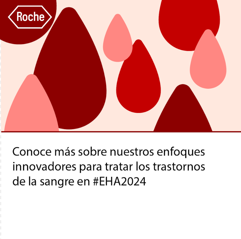 Roche_Plus's tweet photo. 📣 ¡No te pierdas el Congreso de la #EHA2024  organizado por la Asociación Europea de Hematología (@EHA_Hematology)! 📅 Del 13 al 16 de junio en @IFEMA. 
Una oportunidad única para actualizarte sobre los últimos avances en el campo de la #hematología y conectar con colegas de todo el mundo.  
Accede a todo el contenido en el siguiente enlace 👉🏻https://t.co/zkkzHFnKJm     
¡Te esperamos!