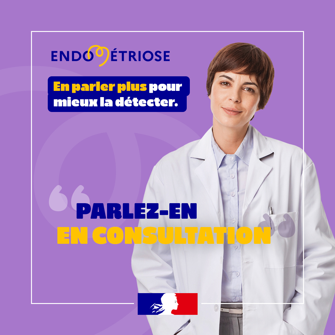 #Endométriose | Une personne atteinte d'endométriose attend en moyenne 7 ans avant d'être diagnostiquée.

➡ Le dialogue avec les patientes est clé pour détecter la maladie le plus tôt possible.

📲 : sante.gouv.fr/soins-et-malad…

L'endométriose, en parler + pour mieux la détecter.