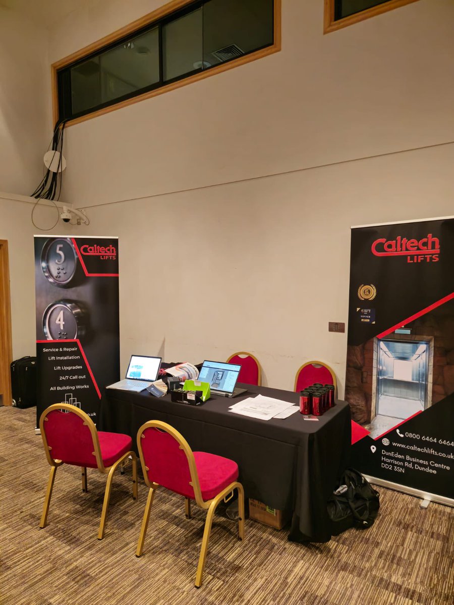 CaltechLifts's tweet photo. On a Tuesday Chris and Andrew were exhibiting at the Specifi event held in the Royal Concert Hall in Glasgow. 

The event involved 10 minute time slots with each attending architect. Brilliant structure - focussed and personable. 

#architects
#lifts
#exhibition
#royalconcerthall https://t.co/YXR3kYQ8Aq