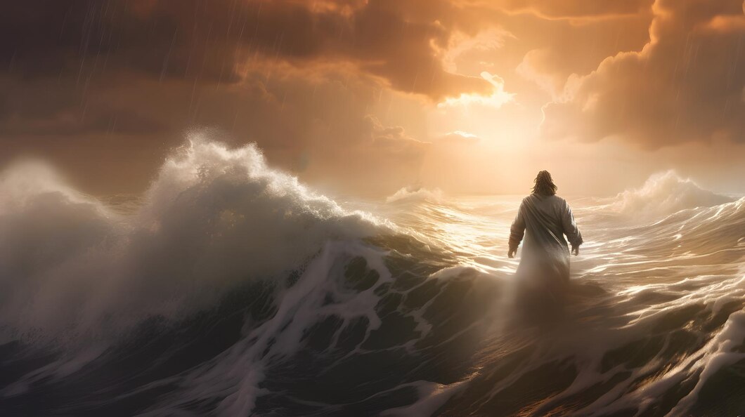 初めに、神は天地を創造された。地は混沌であって、闇が深淵の面にあり、神の霊が水の面を動いていた。神は言われた。
「光あれ。」
こうして、光があった。神は光を見て、良しとされた。神は光と闇を分け、光を昼と呼び、闇を夜と呼ばれた。《創１：１～５》