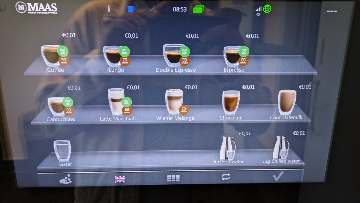 kuchubro's tweet photo. can't believe the coffee machines at work have gone woke https://t.co/YMo6U90mkJ