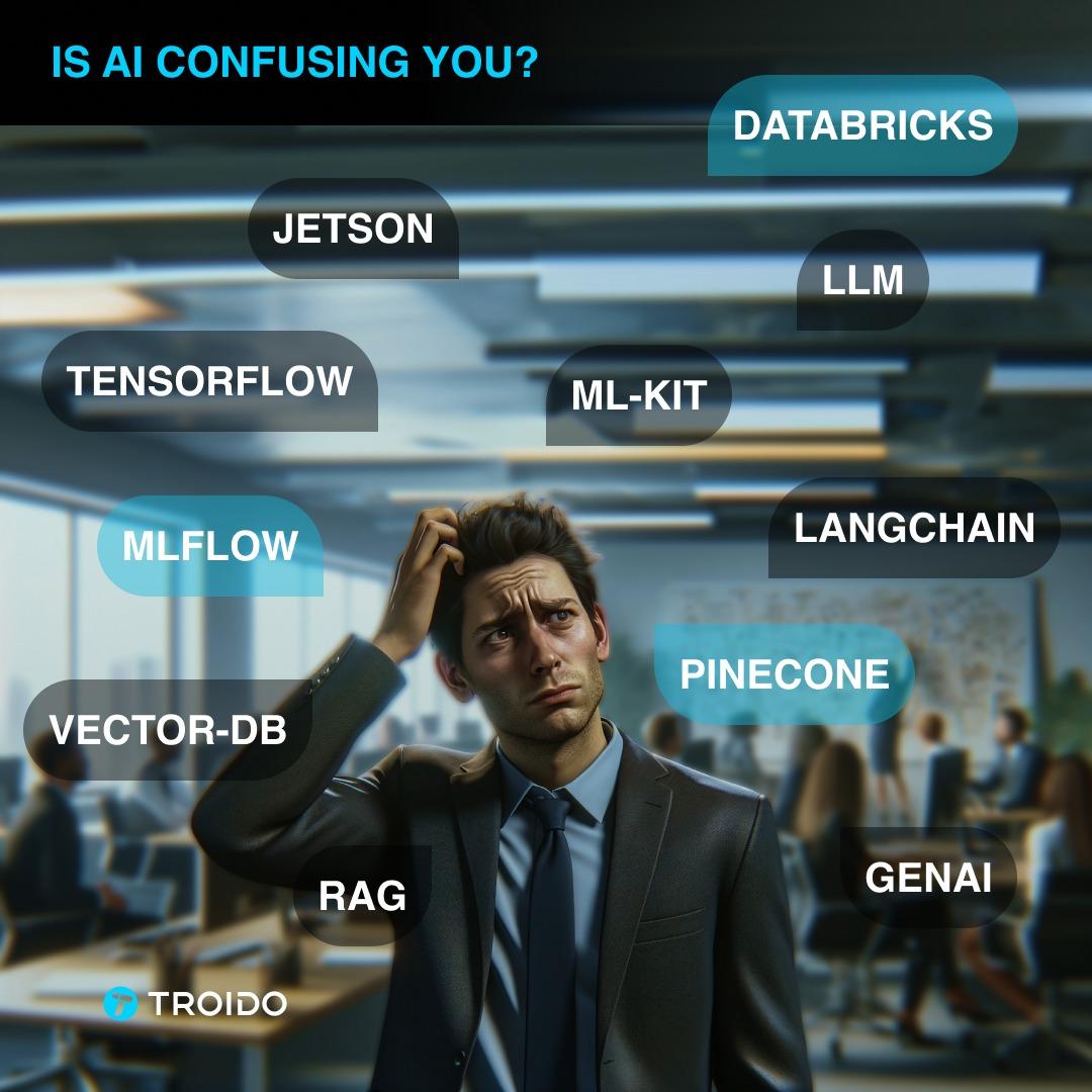 Building powerful, scalable AI systems requires various new technologies: Vector Databases, Langchain, Databricks, MLFlow, Spark, and more. At Troido, our expertise in #AI and #ML ensures your success. Contact our CEO (@MiroslavSimudvarac) for AI projects.